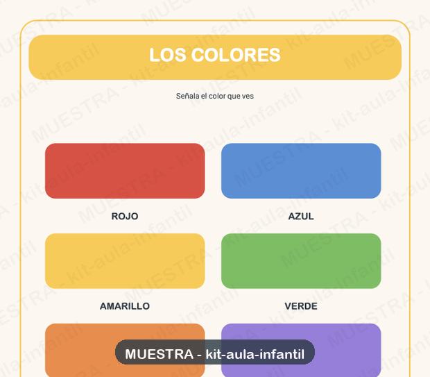 Lámina de colores